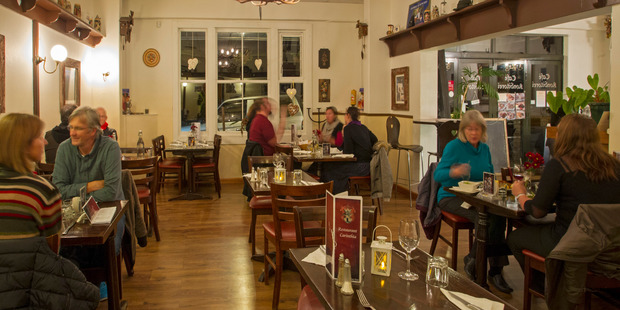 Konditorei Carinthia is part cafe, serving cake during the day, and part bistro, offering schnitzels, sausages, pork roasts and more. Photo / Getty Images