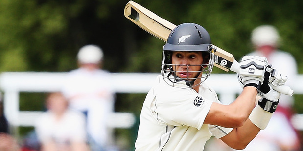 Ross Taylor's 495 runs against the West Indies this summer were the second-most by a NZ batsman in a three-test series. Photo / Getty Images