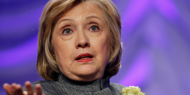 Hillary Clinton says she and Bill were saddled with legal bills after they left the White House. Photo / AP