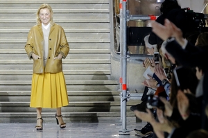 Miuccia Prada is often held up as a feminist idol; a recent collection looked at the "the multiplicity of guises that women assume in the course of a day, a lifetime". Picture / AP Image