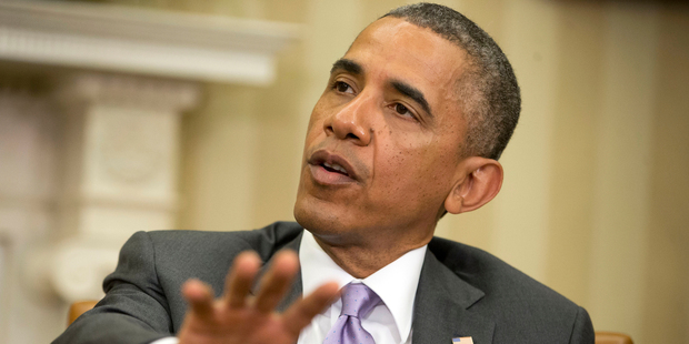 President Barack Obama speaks on the violence in Iraq. Photo / AP