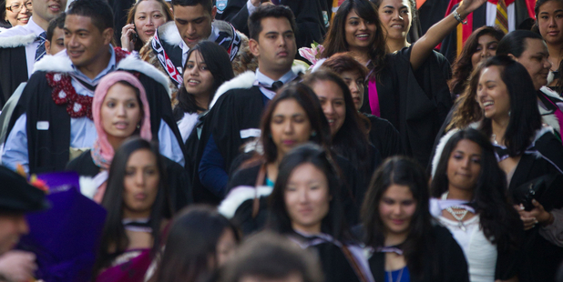 A study has found female graduates earn less than their male counterparts. Photo / Richard Robinson.