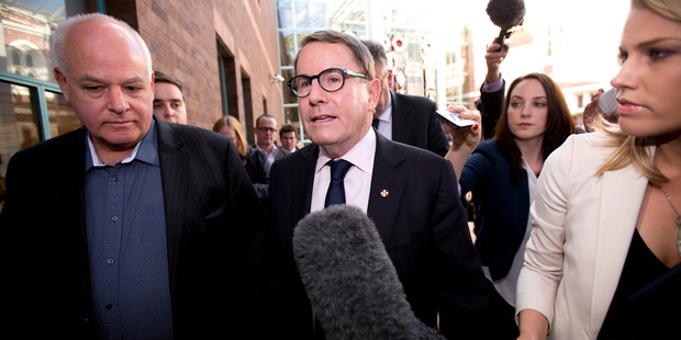Act MP John Banks at the Auckland High Court. Photo / Dean Purcell