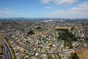 IMF says heated housing remain remains a risk. Aerial view of The North Shore / Albany looking towards Auckland City. New Zealand Herald photograph By Chris Gorman