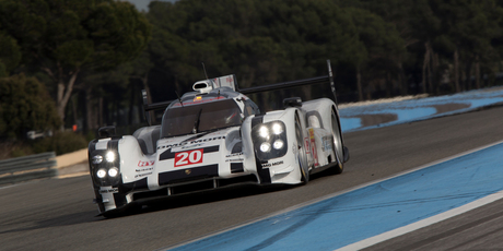 Kiwi Porsche driver Brendon Hartley's Le Mans 24 Hour car. Photo / Supplied