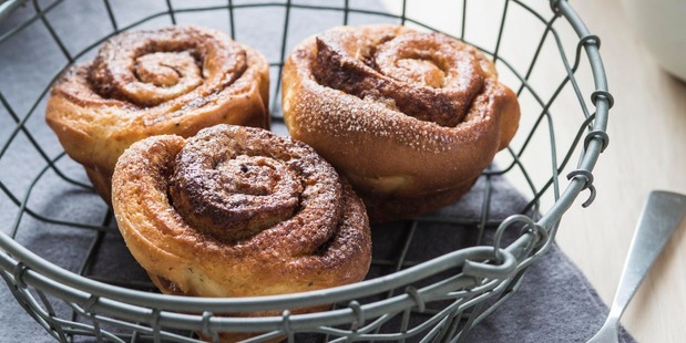 Delicious Swedish cinnamon rolls.