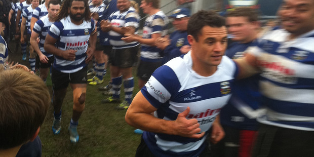Carter runs out for Southbridge RFC. Photo / Kurt Bayer