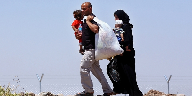 Thousands have been forced from their homes in Iraq. Photo / AP