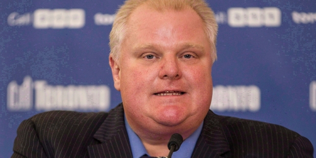 Toronto mayor Rob Ford's drunken and drug-addled antics have made headlines around the world. Photo / AP
