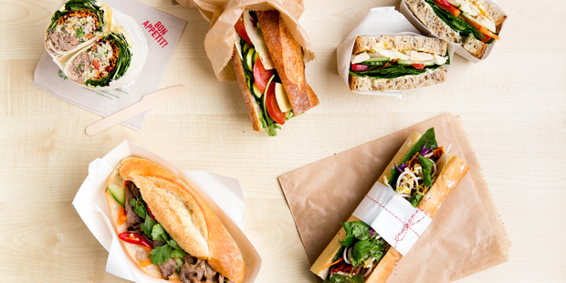 A selection of delicious sandwiches for lunch at work. Photo / Babiche Martens.