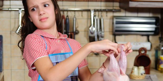 How do you feel about preparing raw chicken?
Photo / 123RF
