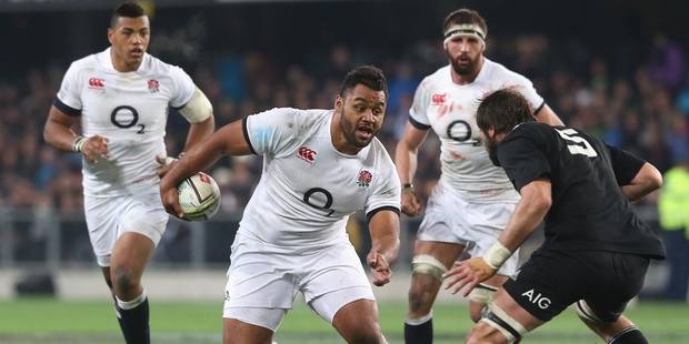 Billy Vunipola came off the bench in Dunedin, but will start tonight. Photo / Getty Images