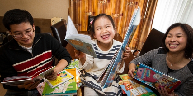 Lana Lee's parents Young Lee and Joanne Ung say Mandarin was the most logical of the Chinese languages for her to speak. Photo / Michael Craig