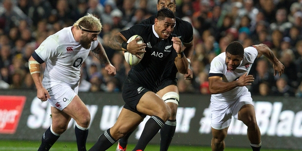All Blacks centre Malakai Fekitoa made a big impression on debut. Photo / Alan Gibson
