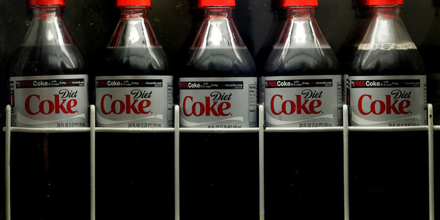 Diet coke contains the artificial sweetener aspartame.
Photo / Brett Phibbs