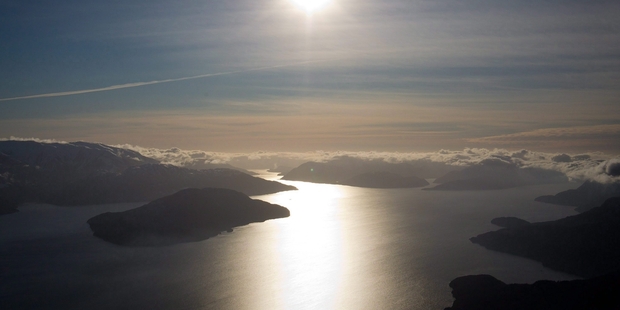 The Douglas Channel is the proposed route for oil tanker ships. Photo / AP