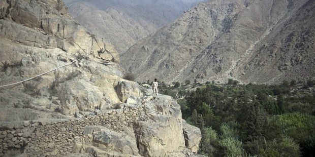 A man walks along an Inca trail near the Huaycan de Cieneguilla archaeological site 70kms from Lima, Peru. Inca trails spanning six countries are expected to get World Heritage status. Photo / AFP