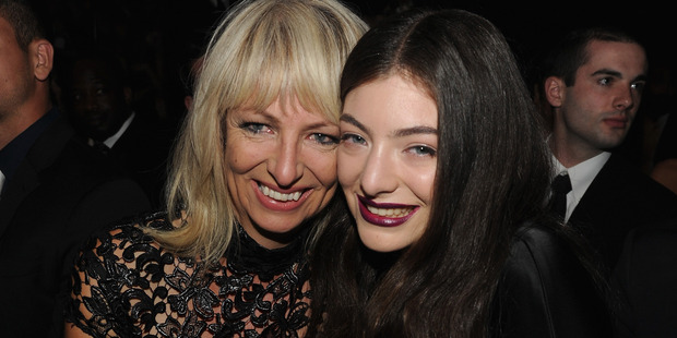 Lorde with her mother Sonja Yelich at the Grammy Awards earlier this year. Photo/AP