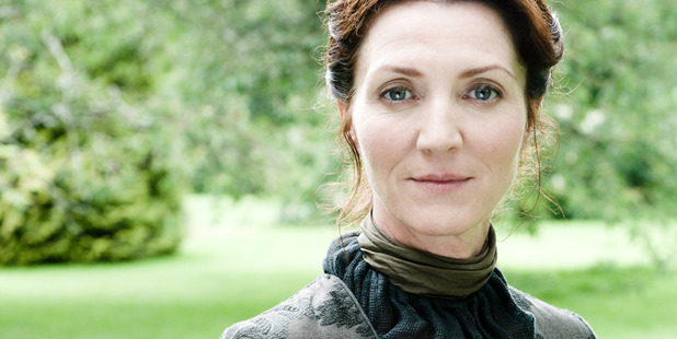 Actress Michelle Fairley as Catelyn Stark in Game of Thrones.
