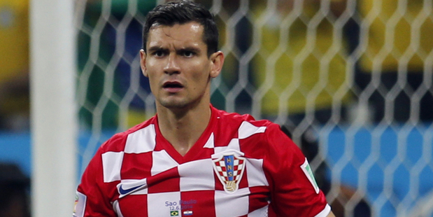 Croatia's Dejan Lovren. Photo / AP