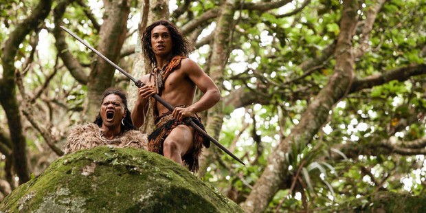 Lawrence Makoare as The Warrior and James Rolleston as Hongi, in an exclusive first look at The Dead Lands.