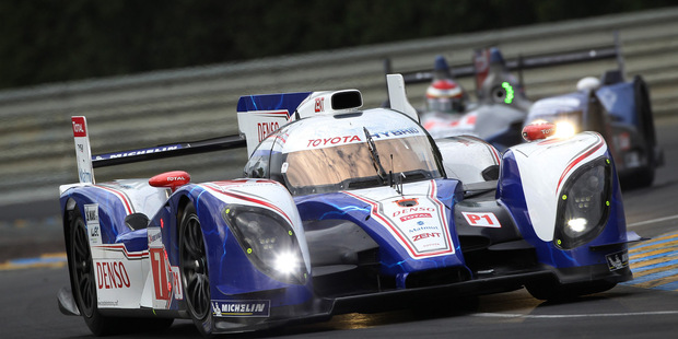 The Toyota LMP1 class racer at Le Mans. Photo / Supplied