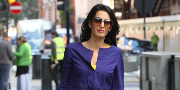 There are websites 
devoted to the contents of Amal Alamuddin's wardrobe. Picture / Snapper Media.