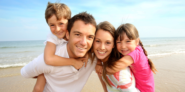 'Take a deep breath and pause to consider how fortunate you are to have a holiday with family,' writes Caroline Milner. Photo / Thinkstock
