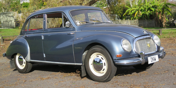 The DKW 3=6 is named after its 3-cylinder, two-stroke engine. Pictures / Jacqui Madelin