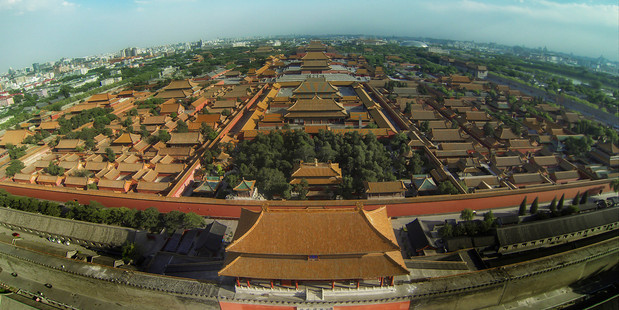 Ratcliff's aerial photographs of the Forbidden City got him in trouble with Chinese authorities. Photo / Trey Ratcliff