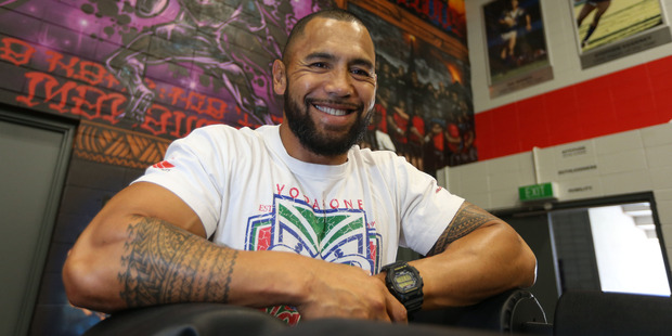 Ruben Wiki in the Warriors gym. Photo / Getty Images