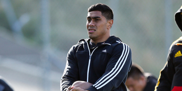 Malakai Fekitoa warms up during the New Zealand All Blacks Wider Training Group. Photo / Getty Images