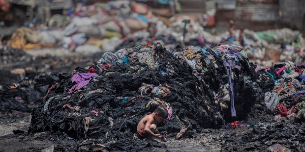 Comparisons were made between child poverty in New Zealand and the slums of India. Photo / AP