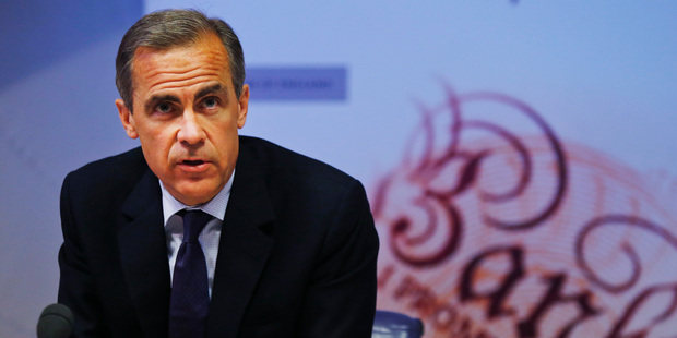 Mark Carney, the Governor of the Bank of England. Photo / AP