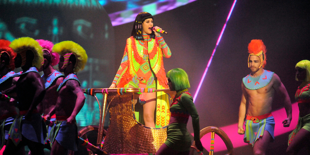 While some independent artists will be blocked, Universal Music Group, which represents recording artist Katy Perry, is among the group of labels that has reached an agreement with Youtube. Photo / AP