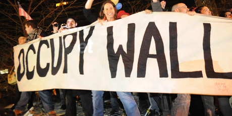 The Occupy Wall St movement had a lot of powerful points to make, says Graeme Wheeler. Photo / AP