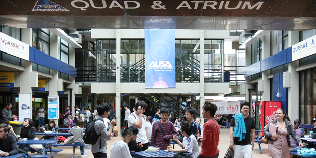 Students at Auckland University.