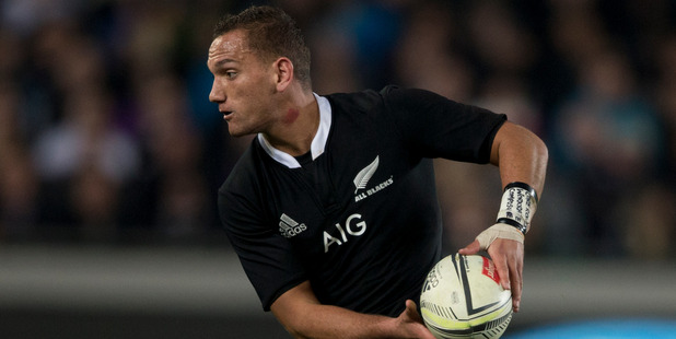 Cruden in action against England. Photo / Brett Phibbs
