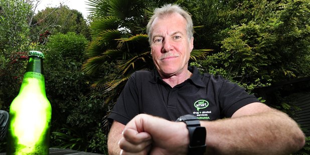 Get Smart Tauranga Drug and Alcohol Services manager Stuart Caldwell said the number of drunk teenagers that volunteers found on Tauranga streets had dropped. PHOTO/GEORGE NOVAK