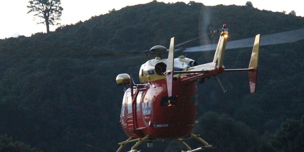 The Westpac Rescue Helicopter has been scrambled after reports of a light plane crash off Canterbury. Photo / APN