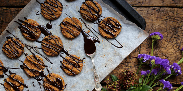Try these cinnamon-spiced pumpkin and hazelnut cookies. Picture / Eleanor Ozich.
