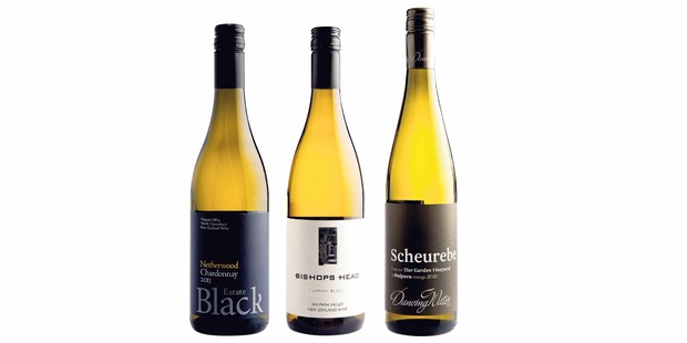 Black Estate Netherwood Waipara Valley Chardonnay 2013; Bishop's Head Waipara Valley Chenin Blanc 2011; Dancing Water Tier Garden Waipara Valley Scheurebe 2010.