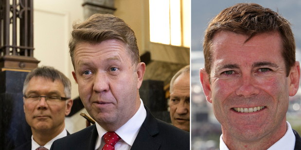 David Cunliffe, left, and Michael Woodhouse.