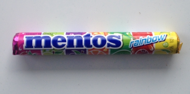 Mentos Rainbow Chewy Dragees $1.29 for 37.5g.