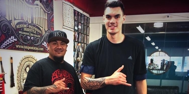 Tuigamala Andy Tauafiafi worked closely with Steven Adams to create the intricate tattoo.