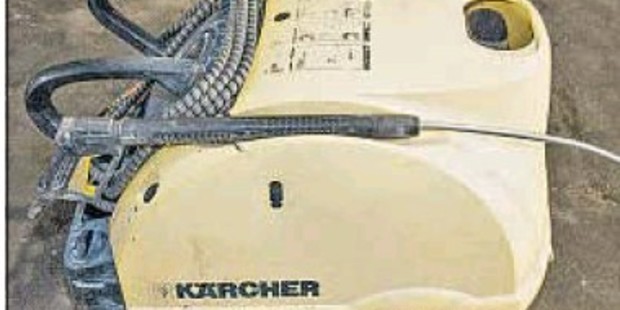 ABOVE AND BELOW: Some of the recovered stolen industrial tools.