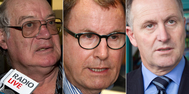 Graham McCready, left says pursuing a private prosecution of the Prime Minister over the John Banks case is not a waste of time. Photo / NZ Herald