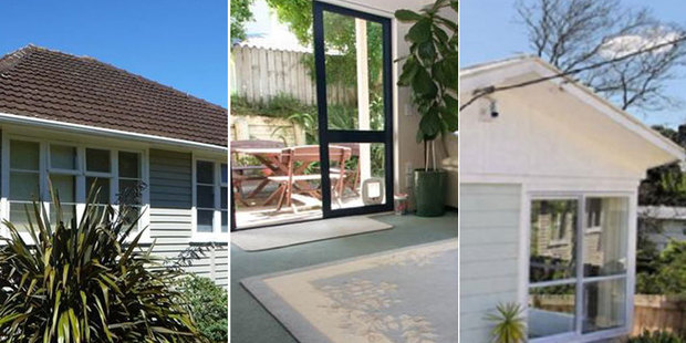 What you can earn from houses on outskirts of Auckland and beyond: (From left) Fenton Park, Rotorua - $11.5k, Fernhill Way, Albany - $25k, McClintock Rd, Massey, $18.5k.