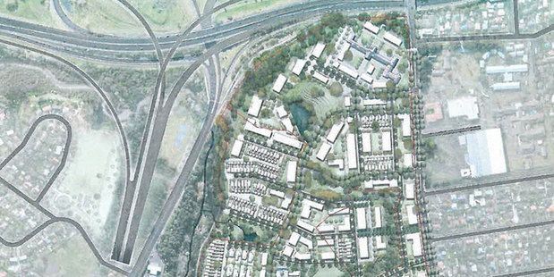 An artist's impression of what the Unitec site could look like, with as many as 800 apartments planned for Mt Albert campus.