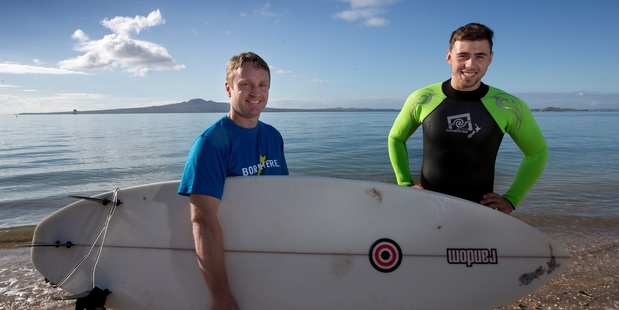Duncan Turnbull, left, and Ben Kennedy of Coastlines, whose operations will now be cloud-based. Photo/ Brett Phibbs